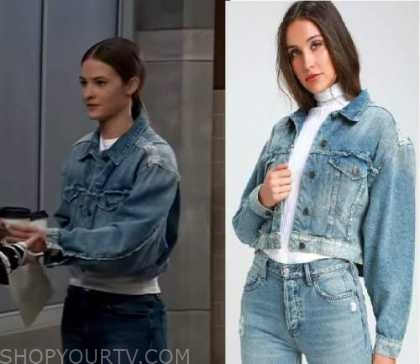 General Hospital: April 2023 Esme's Oversized Denim Jacket | Shop Your TV