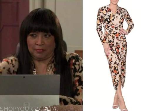 Days Of Our Lives: April 2023 Paulina's Leopard Print Wrap Dress | Shop ...