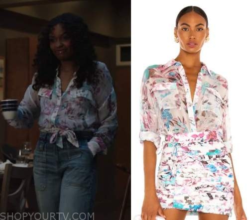 9-1-1 Lone Star: Season 4 Episode 13 Grace's Floral Shirt | Shop Your TV