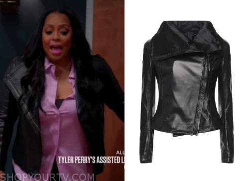House of Payne: Season 12 Episode 6 Miranda's Black Biker Jacket | Shop ...