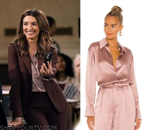 Night Court: Season 1 Episode 13 Olivia's Silk Blouse | Shop Your TV