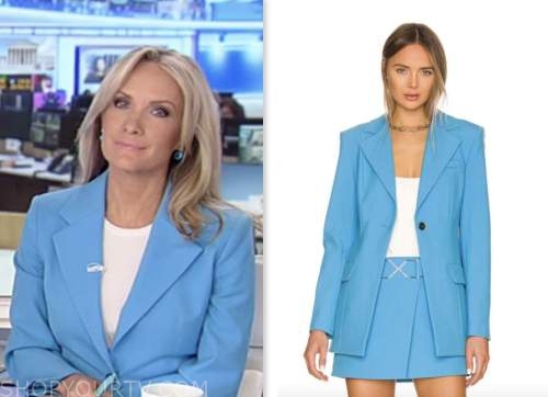 america's newsroom, dana perino, blue blazer, fox news fashion