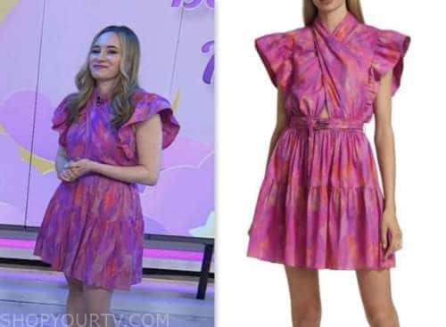 The Today Show: May 2023 Lexie Sachs's Pink and Purple Twist Belted ...