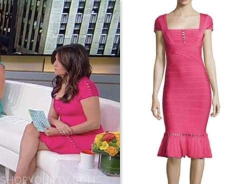 rachel campos duffy, outnumbered, fox news fashion, pink bandage dress