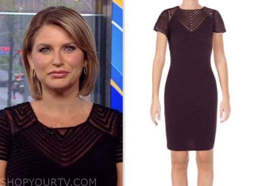 ashley strohmier, fox and friends, illusion dress, fox news fashion