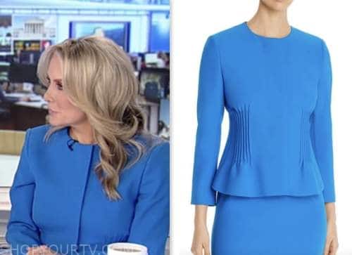 dana perino, blue jacket, fox news fashion, america's newsroom