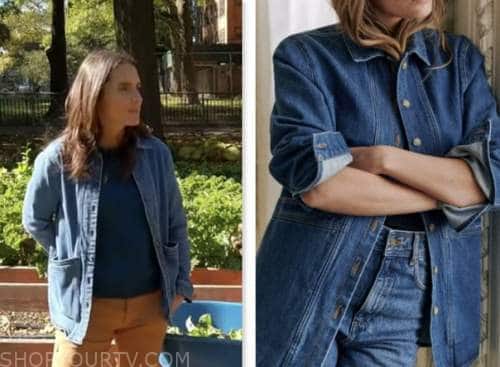 lilia luciano, denim jacket, cbs mornings