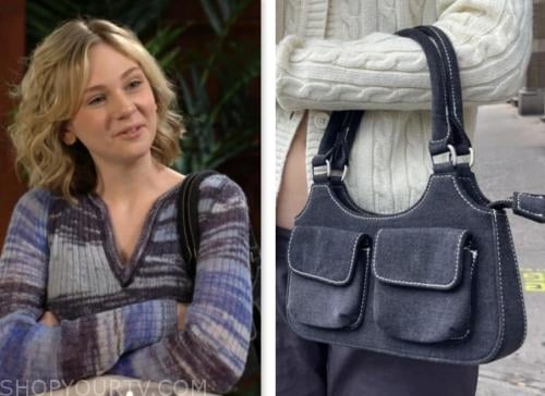 Lily Brooks O'Briant, lucy romalotti, the young and the restless, black bag
