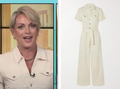 jamie yuccas, beige jumpsuit, cbs mornings