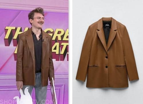 sean hickey, the today show, camel leather blazer, hoda and jenna