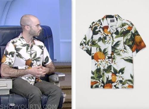 scott keyes, orange print shirt, live with kelly and mark