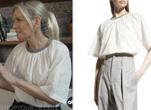 dr. jennifer ashton, white embellished trim top, gma3, good morning america