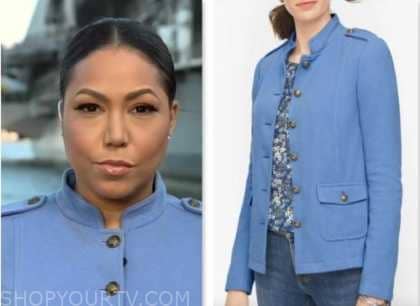Good Morning America: May 2023 Stephanie Ramos's Blue Military Jacket ...