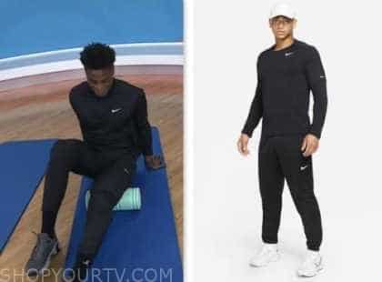 the today show, joe holder, black nike top and sweatpants