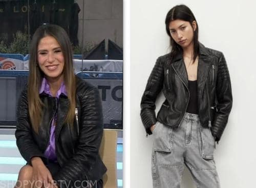 Soleil Moon Frye, the today show, black leather jacket