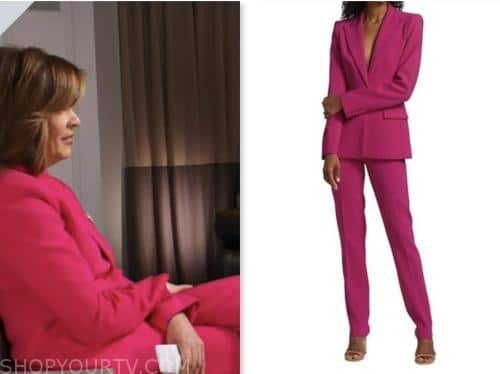 the today show, hoda kotb, pink blazer and pant suit
