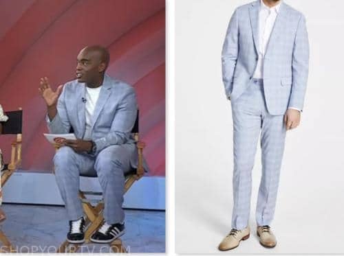 chris witherspoon, the today show, blue plaid suit