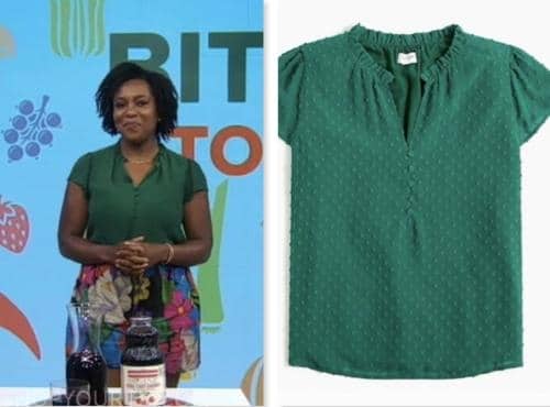 maya feller, good morning america, green top