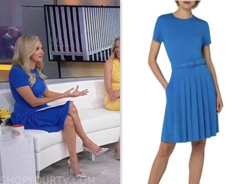 kayleigh mcenany, outnumbered, blue belted dress