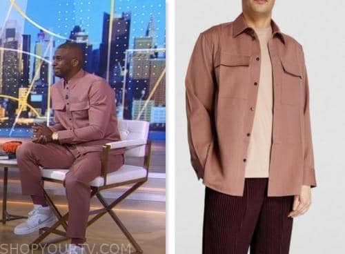 chris paul, pink wool shirt, good morning america