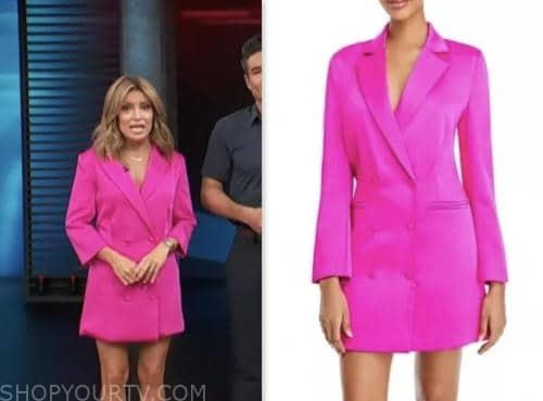 Access Hollywood: June 2023 Kit Hoover's Pink Blazer Dress | Shop Your TV