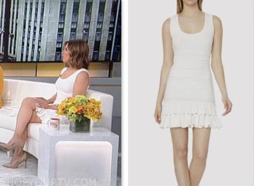 lisa boothe, outnumbered, white knit dress, fox news fashion