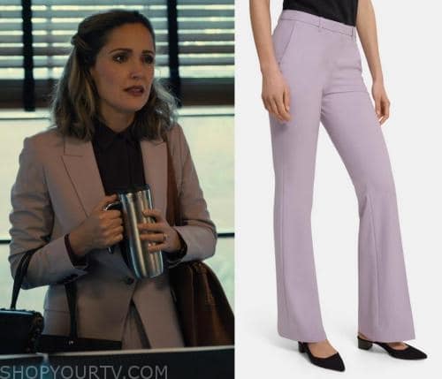 Clare V Gosee Clutch worn by Sylvia (Rose Byrne) as seen in