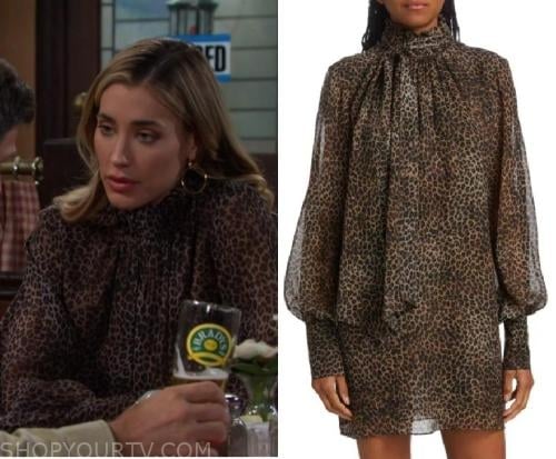 Days Of Our Lives: June 2023 Sloan's Leopard Print Mockneck Dress ...