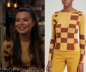 iCarly Reboot: Season 3 Episode 2 Carly's Yellow Sheer Top | Shop Your TV