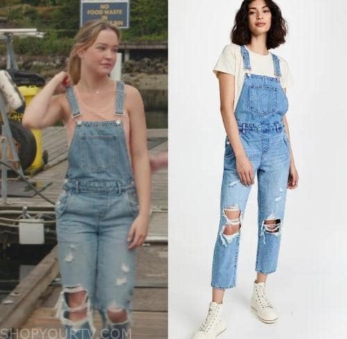 Cruel Summer: Season 2 Episode 1 Megan's Ripped Denim Overalls | Shop ...