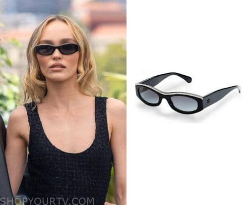 lily rose depp chanel sunglasses