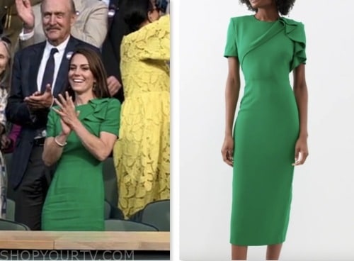 kate middleton, green pencil dress, E! news