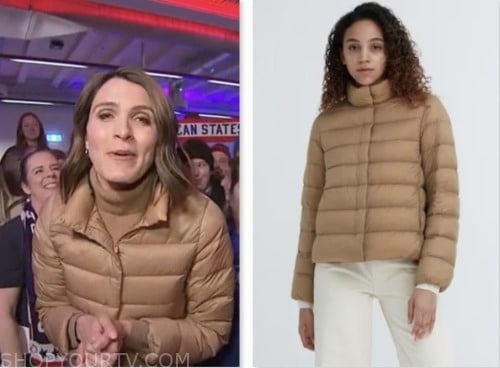 The Today Show: July 2023 Molly Hunter's Tan Down Puffer Jacket | Shop ...