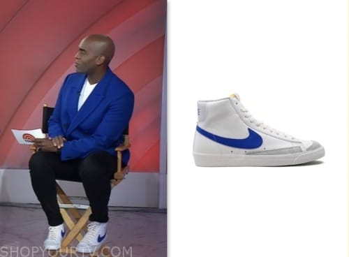 The Today Show: July 2023 Chris Witherspoon's White and Blue Sneakers ...