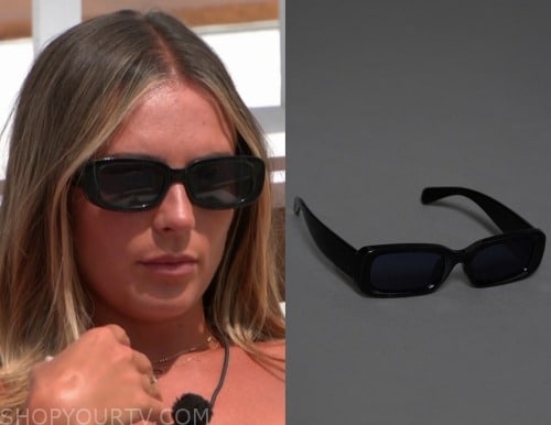 Love Island (UK): Season 10 Episode 36 Leah's Rectangle Sunglasses ...