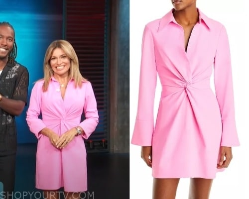 Access Hollywood: August 2023 Kit Hoover's Pink Dress | Shop Your TV