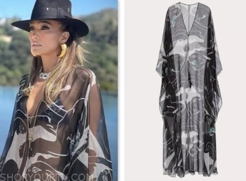 E! news, jennifer lopez, black panther kaftan