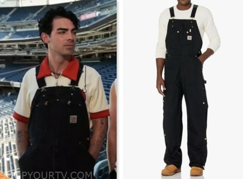 the today show, joe jonas, black overalls