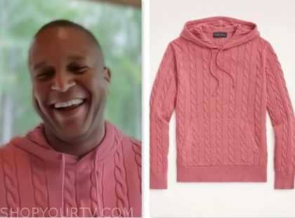 craig mevlin, the today show, pink cable knit hooded sweater