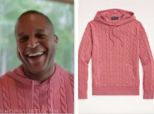 craig mevlin, the today show, pink cable knit hooded sweater