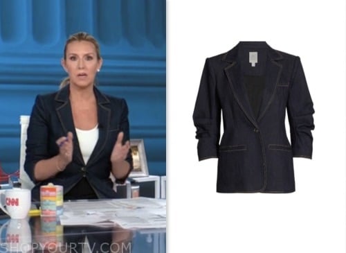 cnn this morning, denim blazer, poppy harlow