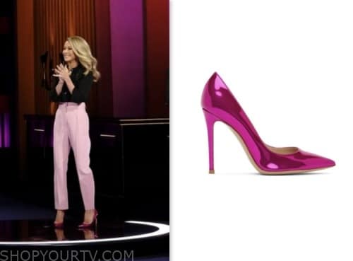kelly ripa, pink heels, generation gap