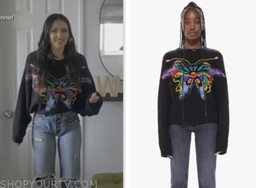 good morning america, gma3, black butterfly sweater, jessica alba
