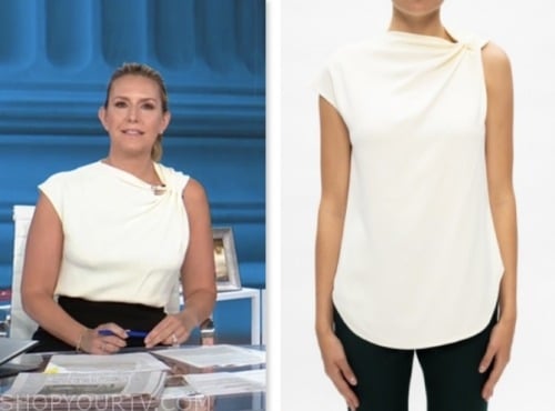 cnn this morning, ivory asymmetric neck top, poppy harlow
