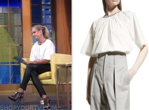 dr. jennifer ashton, good morning america, white contrast trim top, gma3