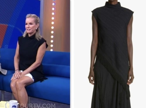 dr. jennifer ashton, gma3, stripe fringe frayed top, good morning america