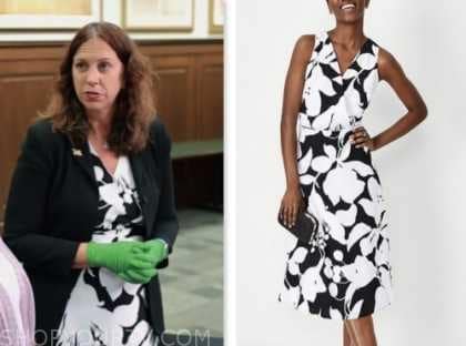 Dr. Colleen Shogan, the today show, black and white floral dress