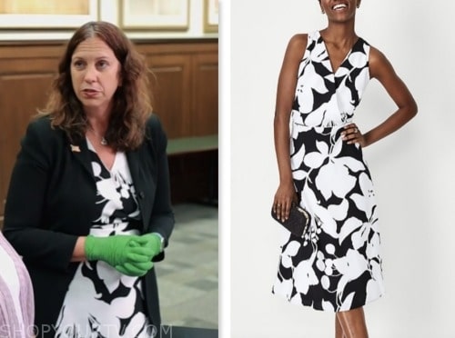 Dr. Colleen Shogan, the today show, black and white floral dress