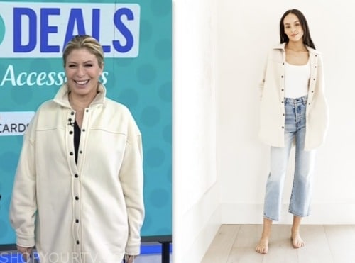 jill martin, the today show, ivory shirt jacket