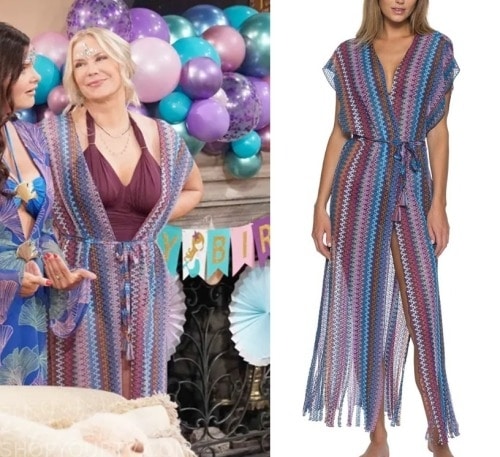 Bold and the Beautiful: August 2023 Brooke's Chevron Coverup | Shop Your TV